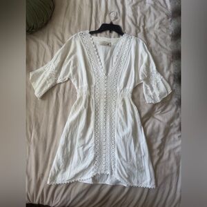 Seaspice Resort Wear crochet coverup size Small 100% Peruvian cotton